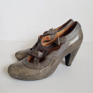 MIZ MOOZ Mary Jane Heels Leather Size 8.5